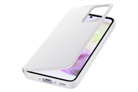 Husa Samsung Smart View Wallet Case pentru Galaxy A35 (A356), EF-ZA356CWEGWW, White
