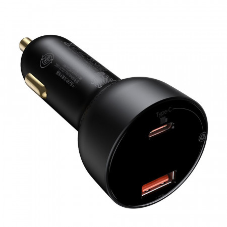 Incarcator auto Baseus Supreme Digital Display PPS USB USB-C 100W Negru