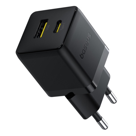 Incarcator EU USB, Type-C, 1m, 30W - Baseus Palm (P1011160A113-00) - Cluster Black
