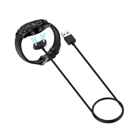 Incarcator pentru Mobvoi TicWatch Pro 5/Pro X/E3/Pro 3/Pro 3 LTE/Pro 3 Ultra GPS - Black