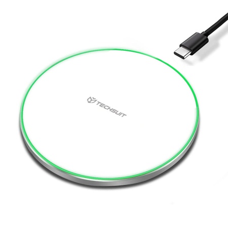 Incarcator Wireless 15W 3A - Techsuit Premium (CHWR031) - White
