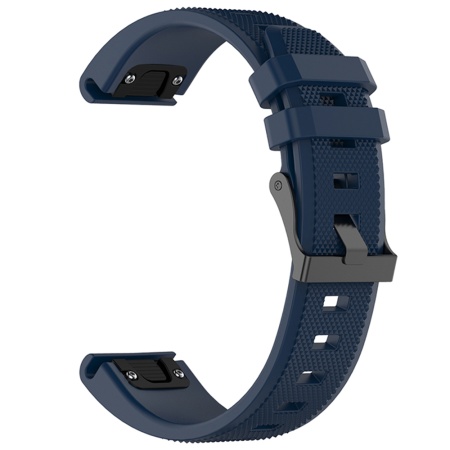 Curea pentru Instinct 2S/2S Solar/Approach S70 42mm/fenix 7S Pro Sapphire Solar - Techsuit Watchband QuickFit 20mm (W058) - Navy Blue