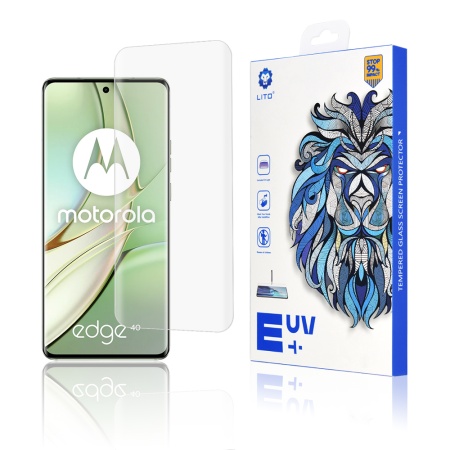 Folie pentru Motorola Edge 40 / Edge 40 Neo / Edge (2023) - Lito 3D UV Glass - Clear