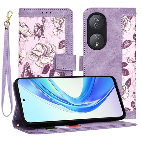 Husa pentru Honor X7b / X7b 5G / 90 SMART - Techsuit FlipCraft - Mysterious Purple