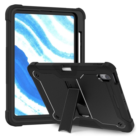 Husa pentru iPad Air 11Â (2024) + Folie - Techsuit Rugged TabShell - Black