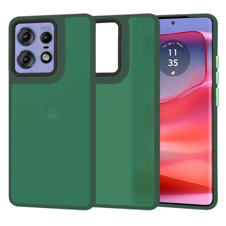 Husa pentru Motorola Edge 50 Pro - Techsuit HaloFrostÂ Series - Midnight Green