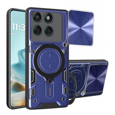 Husa pentru Motorola Edge 60 / Edge 60 Fusion - Techsuit CamGuard Pro - Blue