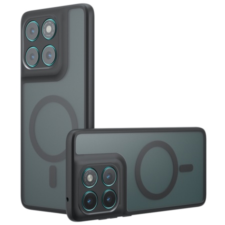 Husa pentru Motorola Edge 60 / Edge 60 Fusion - Techsuit PureFrost MagSafe - Frosted Black