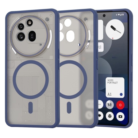 Husa pentru Nothing Phone (3a) Pro - Techsuit HaloFrost MagSafe Series - Deep Blue