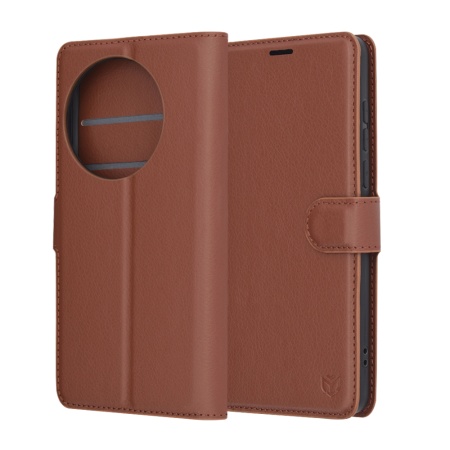 Husa pentru OnePlus 13 - Techsuit Leather Folio - Brown