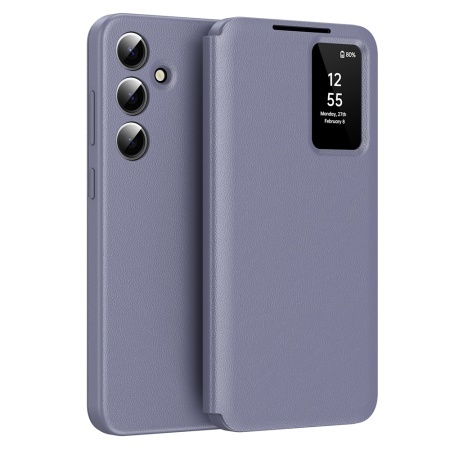 Husa pentru Samsung Galaxy S25 - Techsuit SmartView Series - Purple