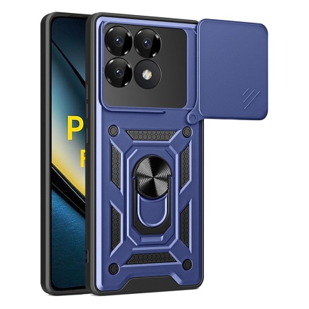 Husa pentru Xiaomi Poco F6 Pro - Techsuit CamShield Series - Blue