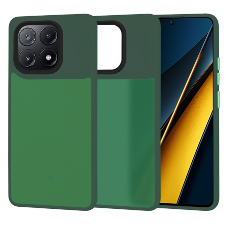 Husa pentru Xiaomi Poco X6 Pro - Techsuit HaloFrostÂ Series - Midnight Green
