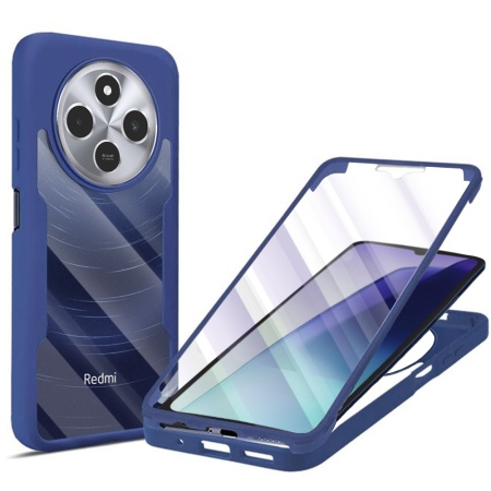 Husa pentru Xiaomi Redmi 14C / Poco C75 + Folie - Techsuit ColorVerse 360 Series - Blue