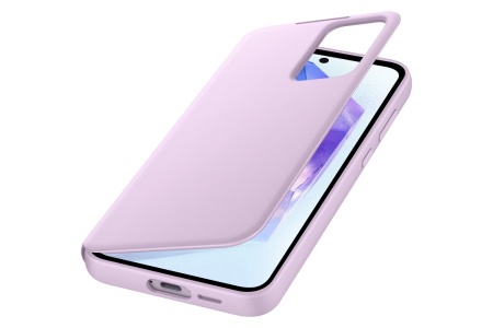 Husa Samsung Smart View Wallet Case pentru Galaxy A55 (A556), EF-ZA556CVEGWW, Lavender