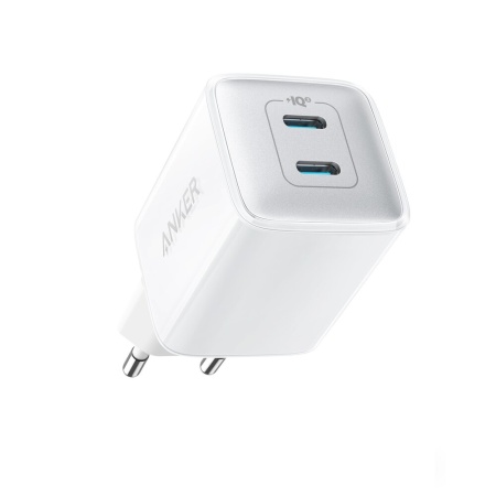 Incarcator retea Anker 521 Nano Pro 40W 2x USB-C Alb