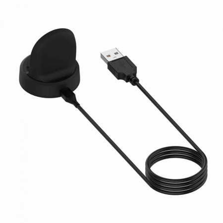 Incarcator Vertical Wireless pentru Samsung Galaxy Watch 3/4/5/6, Type-C, 2.5W - Techsuit (TSC3) - Black