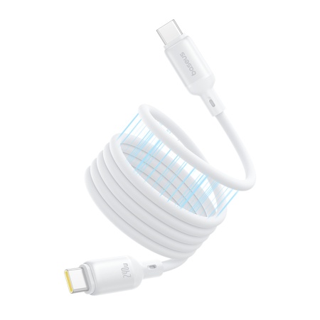 Cablu Baseus PicoGo Magnetic USB-C la USB-C, 240W, 1m, Negru