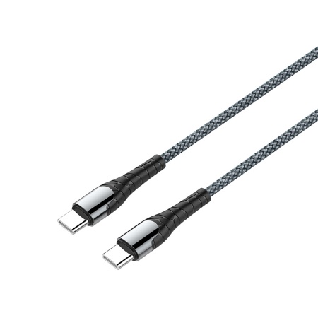 Cablu Type-C, 65W, 1m - ColorWay (CW-CBPDCC040-GR) - Gray