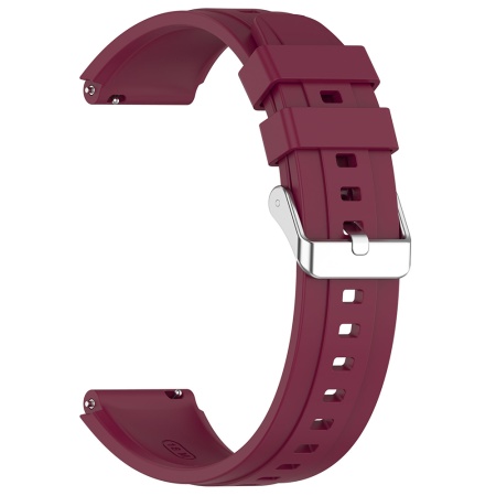 Curea pentru Huawei Watch GT 4 (41mm)/W1/Honor Watch S1/Garmin Venu 2S/Vivoactive 4S - Techsuit Watchband 18mm (W075) - Bordeaux
