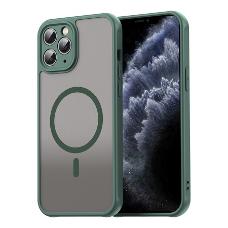 Husa pentru iPhone 11 Pro - Techsuit HaloFrost II MagSafe - Green