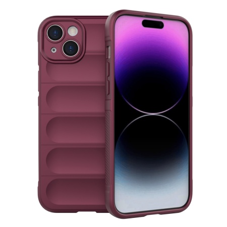 Husa pentru iPhone 15 Plus - Techsuit Magic Shield - Bordeaux