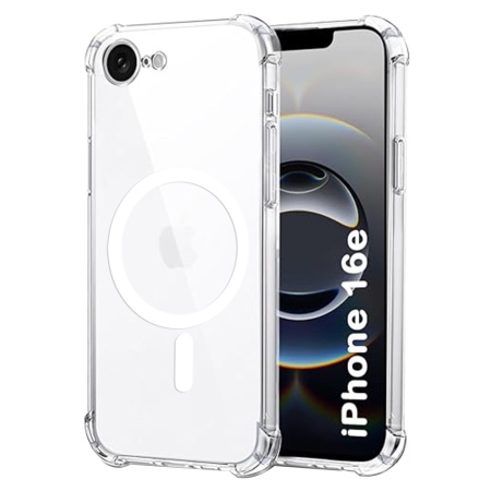 Husa pentru iPhone 16e - Techsuit Shockproof Clear Silicone MagSafe - Clear