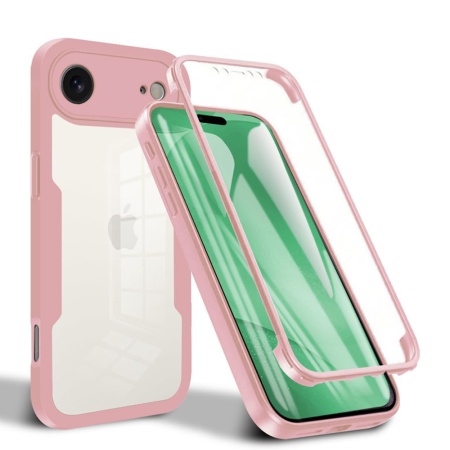 Husa pentru iPhone 17 Air + Folie - Techsuit ColorVerse 360 Series - Pink