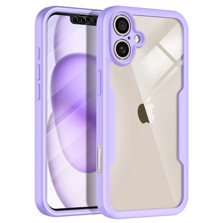 Husa pentru iPhone 17 + Folie - Techsuit ColorVerse 360 Series - Purple