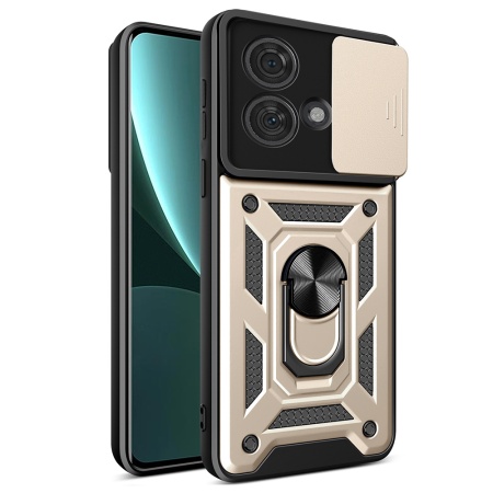 Husa pentru Motorola Edge 40 Neo - Techsuit CamShield Series - Gold