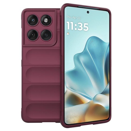 Husa pentru Motorola Edge 60 / Edge 60 Fusion - Techsuit Magic Shield - Bordeaux