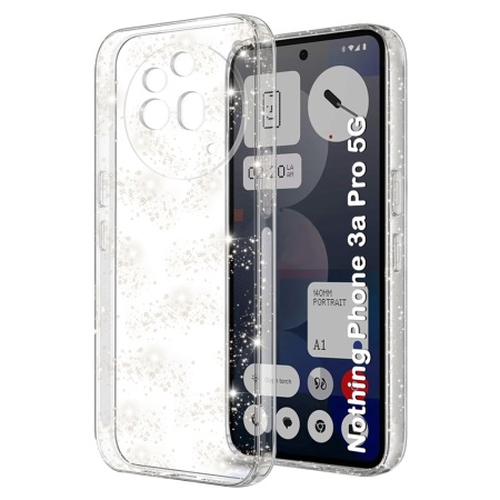 Husa pentru Nothing Phone (3a) Pro - Techsuit SparkleSkin Series - Clear