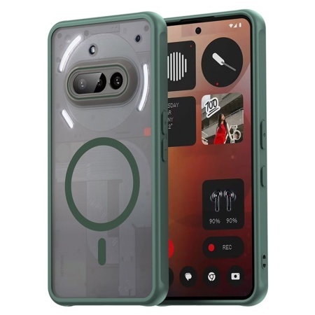 Husa pentru Nothing Phone (3a) - Techsuit HaloFrost II MagSafe - Green