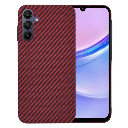 Husa pentru Samsung Galaxy A15 4G / A15 5G - Techsuit Carbonite FiberShell - Red