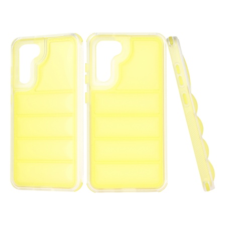 Husa pentru Samsung Galaxy S21 FE 5G - Techsuit Wave Shield - Yellow