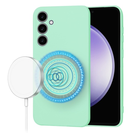 Husa pentru Samsung Galaxy S23 FE - Techsuit SoftFlex MagSafe - Mint Green