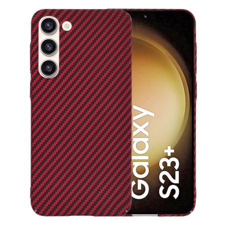 Husa pentru Samsung Galaxy S23 Plus - Techsuit Carbonite FiberShell - Red