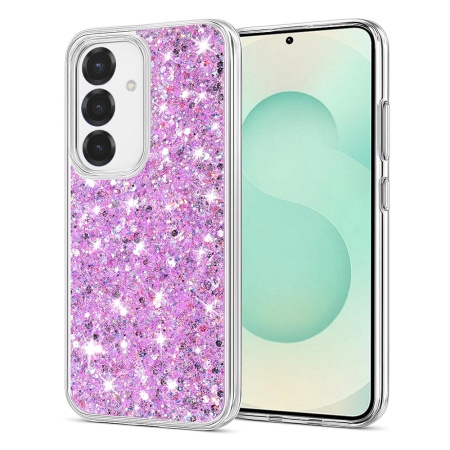 Husa pentru Samsung Galaxy S25 Plus - Techsuit Sparkly Glitter - Magenta