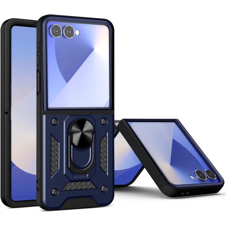 Husa pentru Samsung Galaxy Z Flip7 - Techsuit CamShield Series - Blue