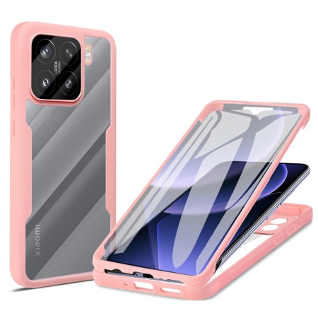 Husa pentru Xiaomi 15 + Folie - Techsuit ColorVerse 360 Series - Pink