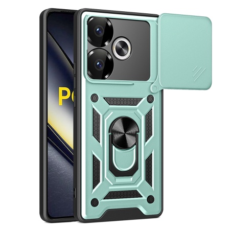 Husa pentru Xiaomi Poco F6 - Techsuit CamShield Series - Green