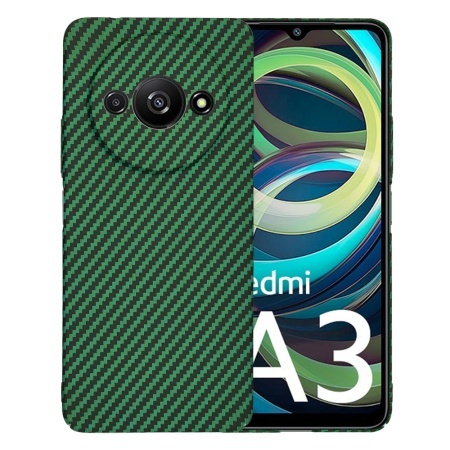 Husa pentru Xiaomi Redmi A3 / Redmi A3x - Techsuit Carbonite FiberShell - Green