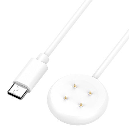 Incarcator pentru Google Pixel Watch 3 (41mm, 45mm) / 2 / Fitbit Ace LTE, Type-C - Techsuit (THC5) - White