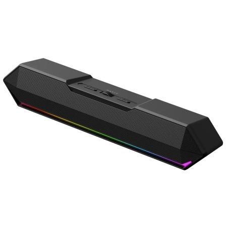 Boxa fara Fir, USB-C, Bluetooth 5.3, TWS, Lumini LED, AUX, TF, FM, IPX5, 10W, 1200mAh - Havit (SK772BT) - Black