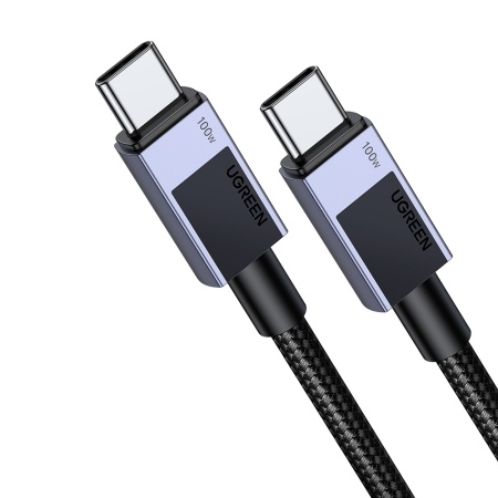 Cablu de Date USB-C la Type-C, PD100W, 5A, 480Mbps, 3m - Ugreen L512 (45065) - Space Gray