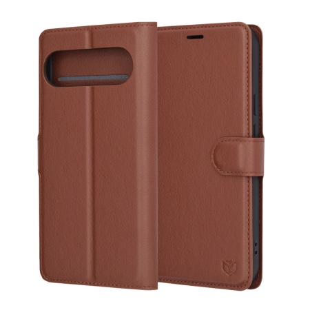 Husa pentru Google Pixel 9 Pro XL - Techsuit Leather Folio - Brown