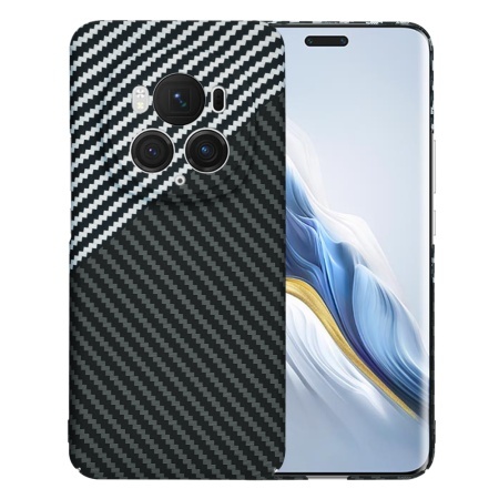 Husa pentru Honor Magic6 Pro - Techsuit Carbonite FiberShell - Stealth Gray