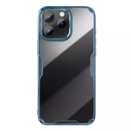 Husa pentru iPhone 16 Pro Max - Nillkin Nature TPU Pro Case - Blue