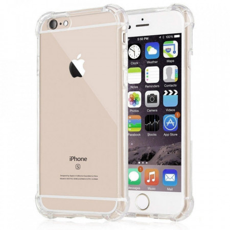 Husa pentru iPhone 7 / iPhone 8 / iPhone SE 2, SE 2020 / iPhone SE 3, SE 2022 - Techsuit Shockproof Clear Silicone - Clear