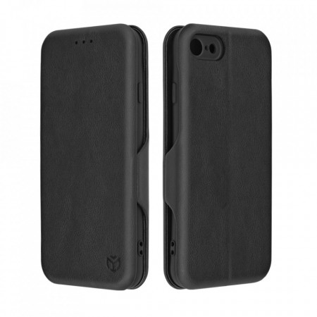 Husa pentru iPhone SE 2, SE 2020 / iPhone SE 3, SE 2022 Techsuit Safe Wallet Plus, Black